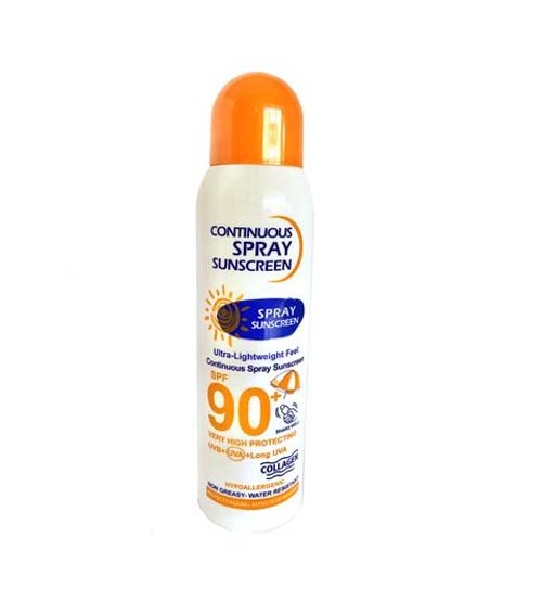 Wokali Sunscreen Spray Sunblock Skin Moisturizing SPF 90